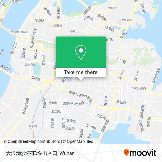 大浪淘沙停车场-出入口 map