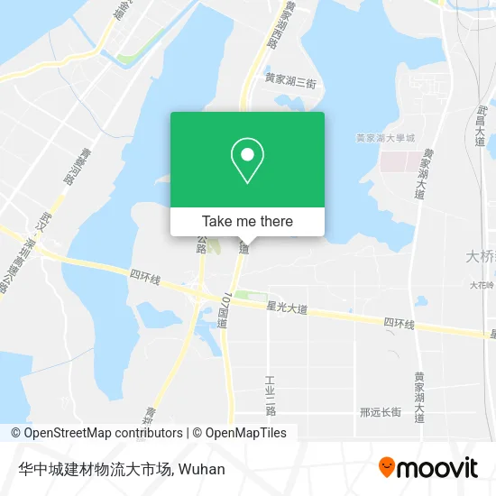华中城建材物流大市场 map