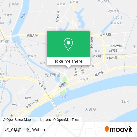 武汉华影工艺 map