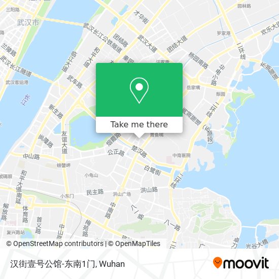 汉街壹号公馆-东南1门 map