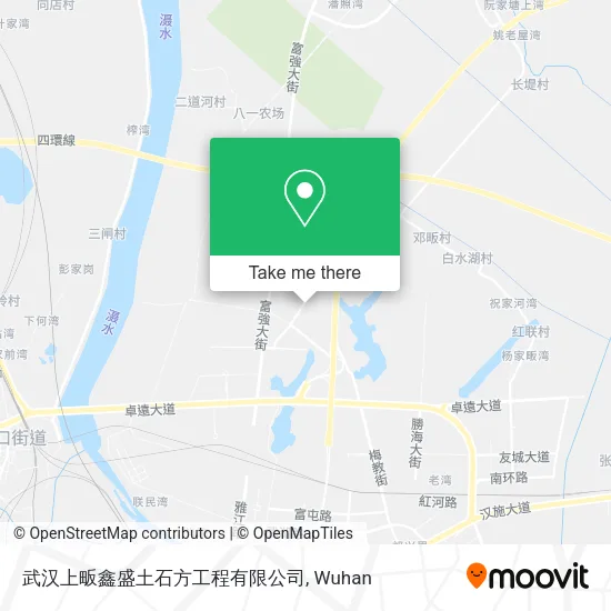 武汉上畈鑫盛土石方工程有限公司 map