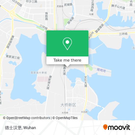 德士汉堡 map