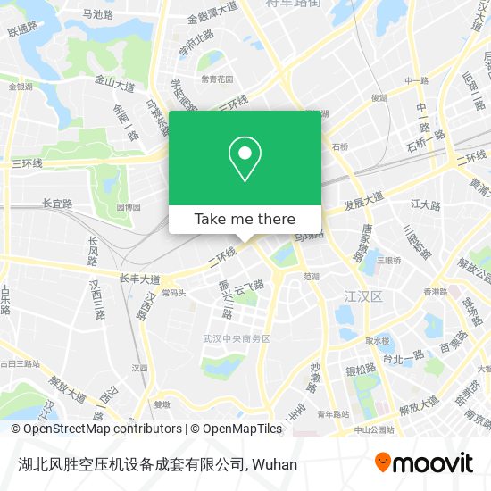 湖北风胜空压机设备成套有限公司 map