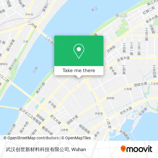 武汉创世新材料科技有限公司 map