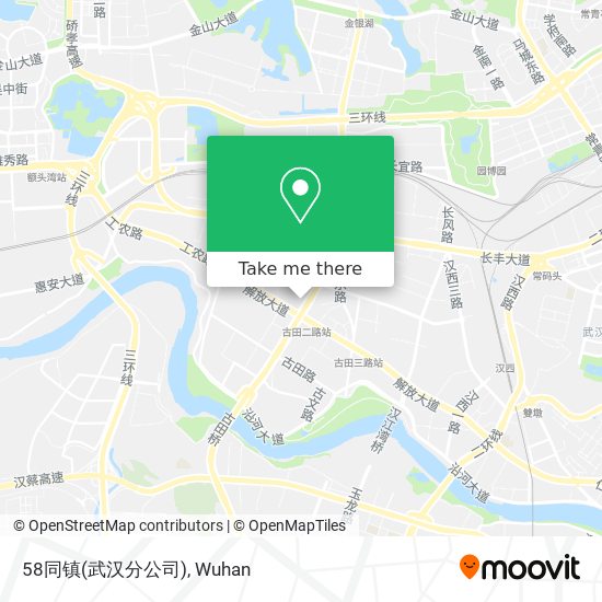 58同镇(武汉分公司) map