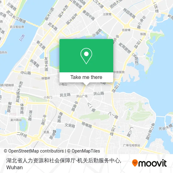 湖北省人力资源和社会保障厅-机关后勤服务中心 map