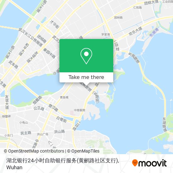 湖北银行24小时自助银行服务(黄鹂路社区支行) map
