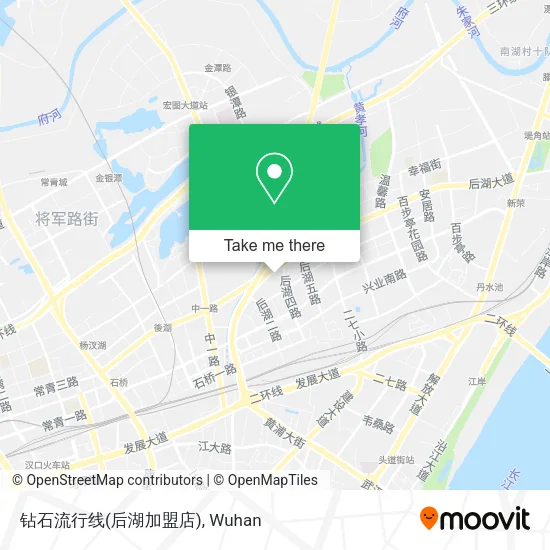 钻石流行线(后湖加盟店) map