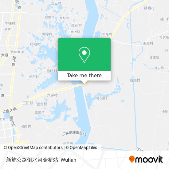 新施公路倒水河金桥站 map