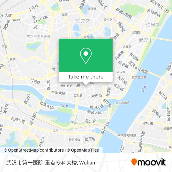 武汉市第一医院-重点专科大楼 map