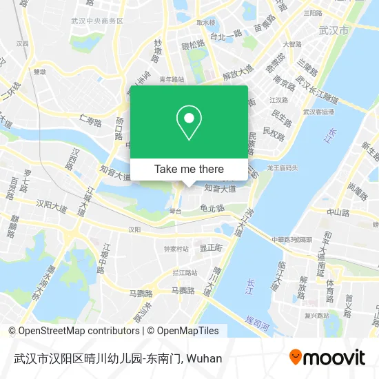 武汉市汉阳区晴川幼儿园-东南门 map
