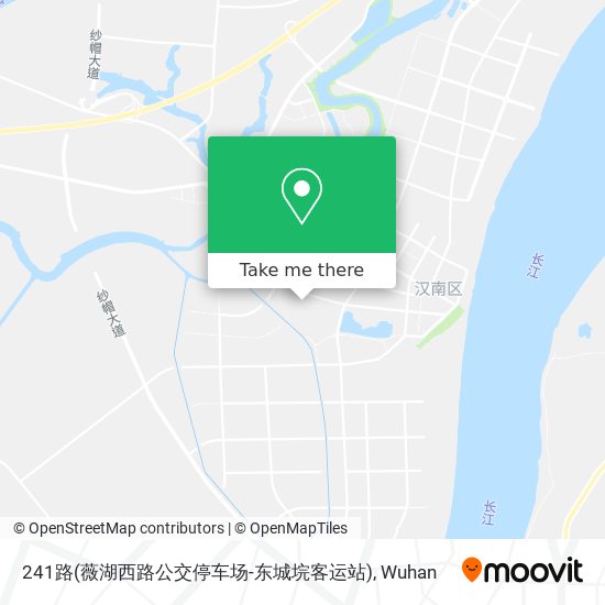 241路(薇湖西路公交停车场-东城垸客运站) map