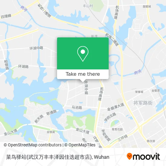 菜鸟驿站(武汉万丰丰泽园佳选超市店) map