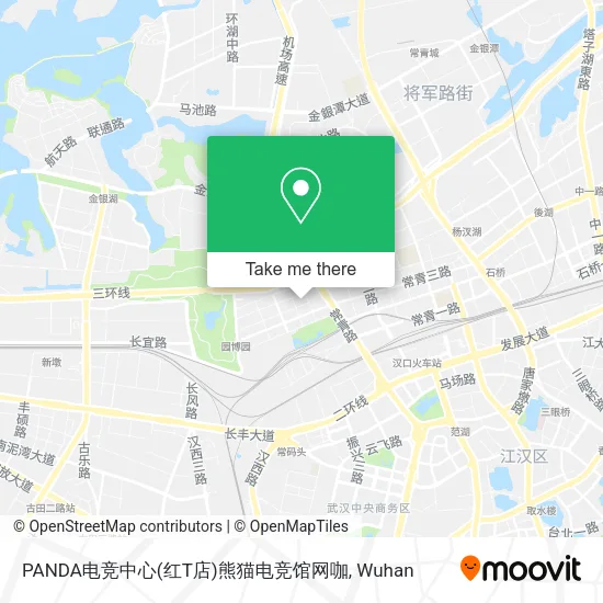 PANDA电竞中心(红T店)熊猫电竞馆网咖 map