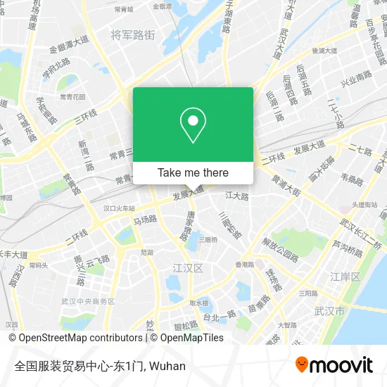 全国服装贸易中心-东1门 map