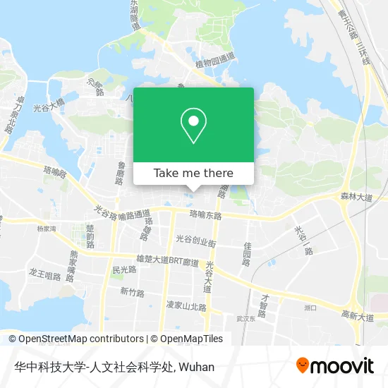 华中科技大学-人文社会科学处 map