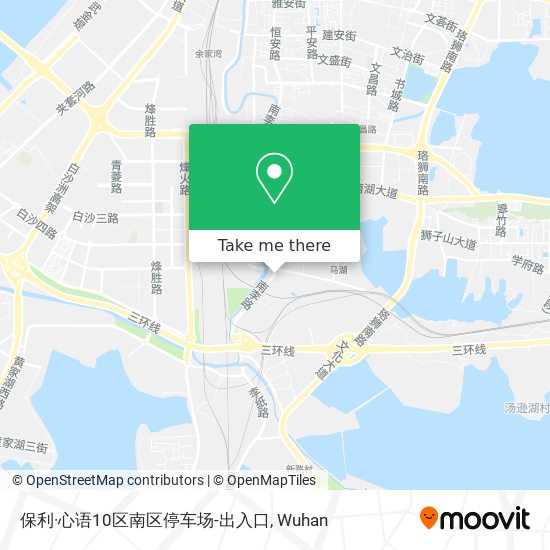 保利·心语10区南区停车场-出入口 map