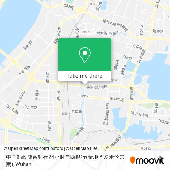 中国邮政储蓄银行24小时自助银行(金地圣爱米伦东南) map