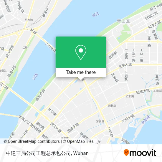 中建三局公司工程总承包公司 map