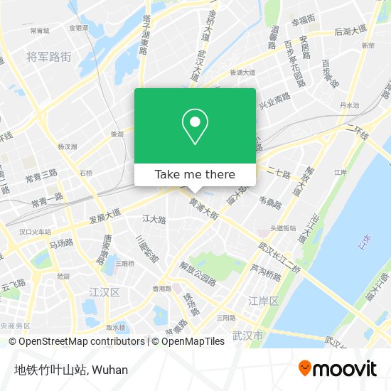 地铁竹叶山站 map