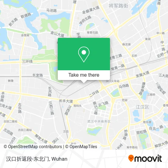 汉口折返段-东北门 map