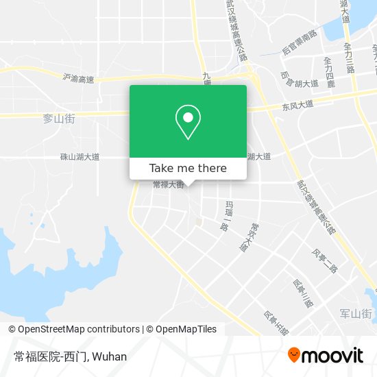 常福医院-西门 map