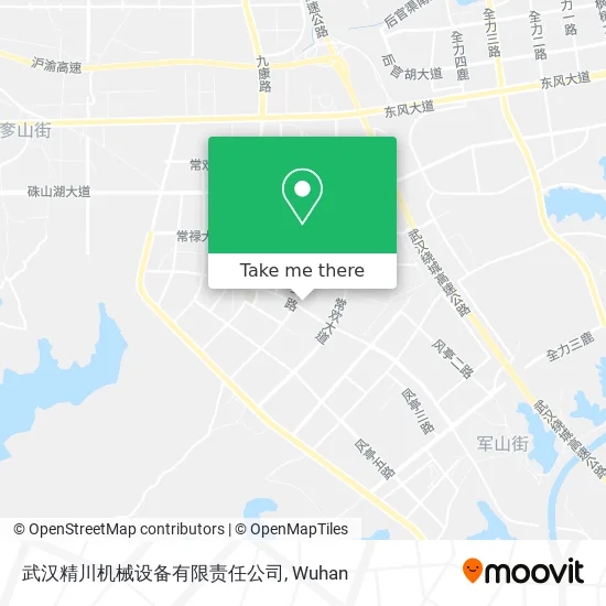 武汉精川机械设备有限责任公司 map