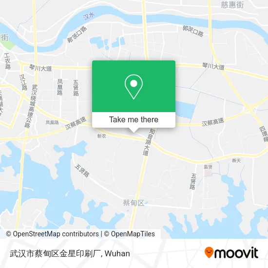 武汉市蔡甸区金星印刷厂 map