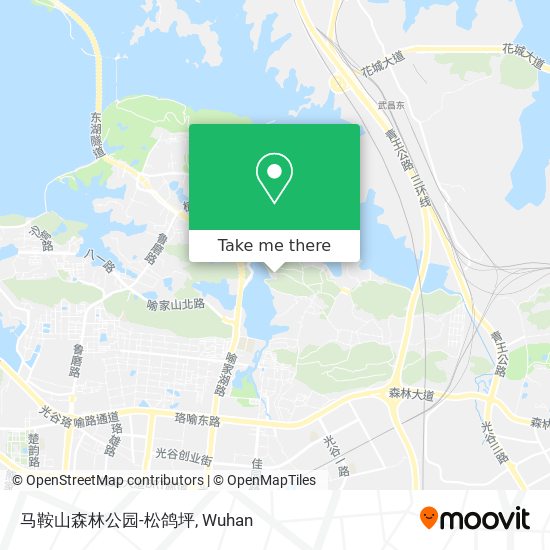 马鞍山森林公园-松鸽坪 map