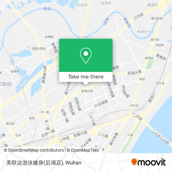 美联达游泳健身(后湖店) map