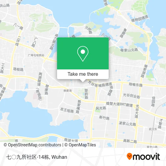 七〇九所社区-14栋 map