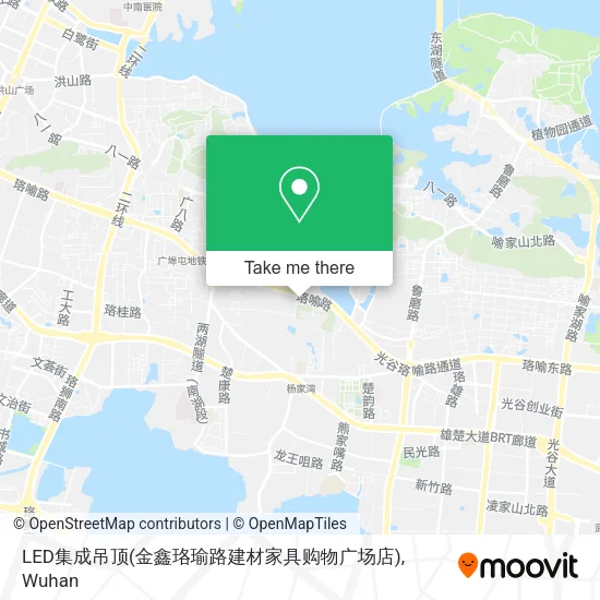 LED集成吊顶(金鑫珞瑜路建材家具购物广场店) map