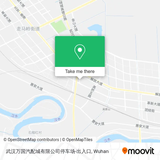 武汉万国汽配城有限公司停车场-出入口 map