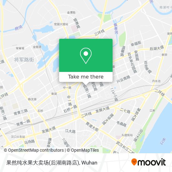 果然纯水果大卖场(后湖南路店) map