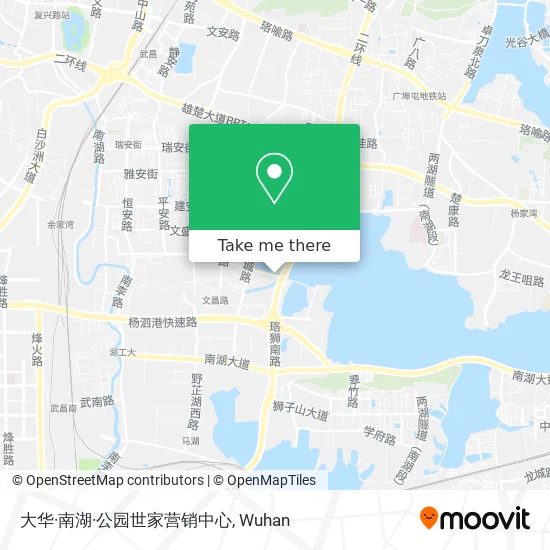大华·南湖·公园世家营销中心 map