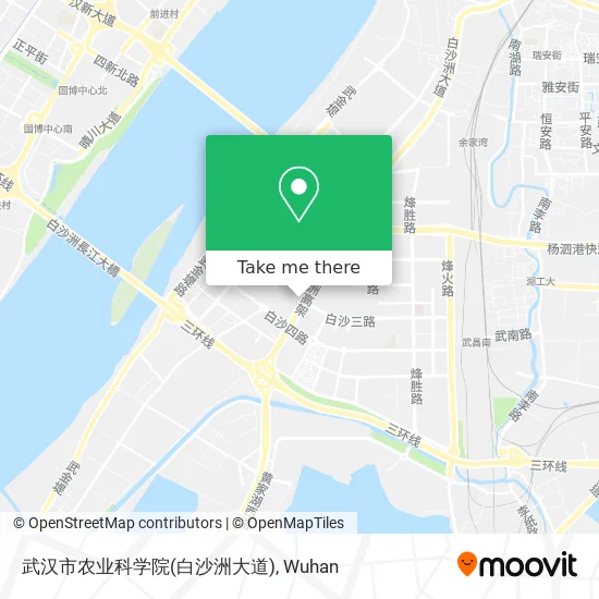 武汉市农业科学院(白沙洲大道) map