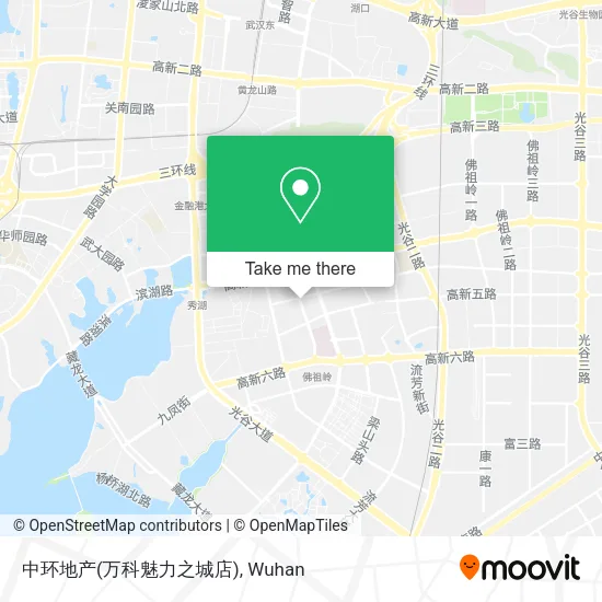 中环地产(万科魅力之城店) map