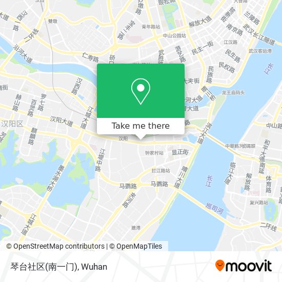 琴台社区(南一门) map