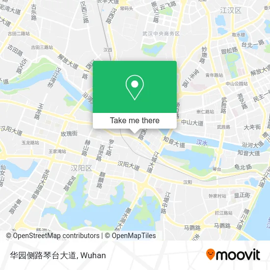 华园侧路琴台大道 map