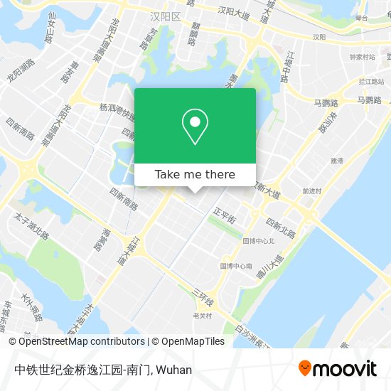 中铁世纪金桥逸江园-南门 map
