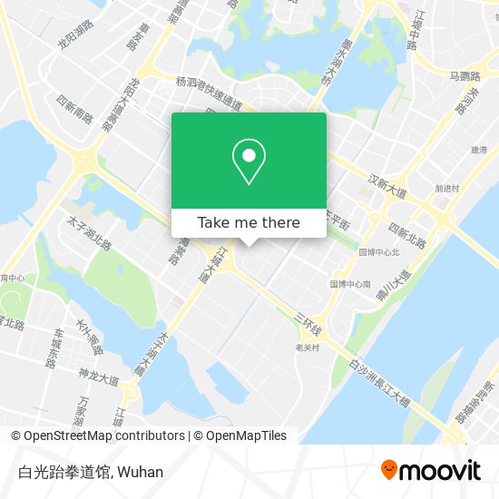 白光跆拳道馆 map