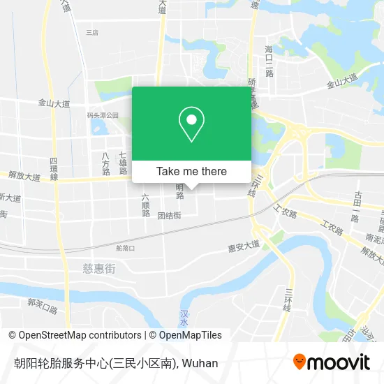 朝阳轮胎服务中心(三民小区南) map