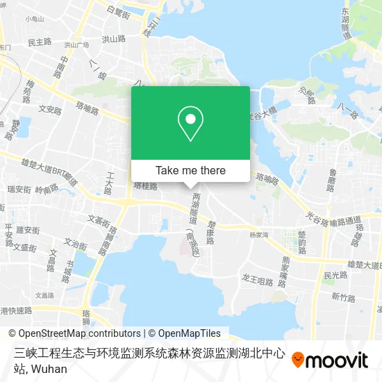 三峡工程生态与环境监测系统森林资源监测湖北中心站 map