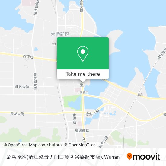 菜鸟驿站(清江泓景大门口芙蓉兴盛超市店) map