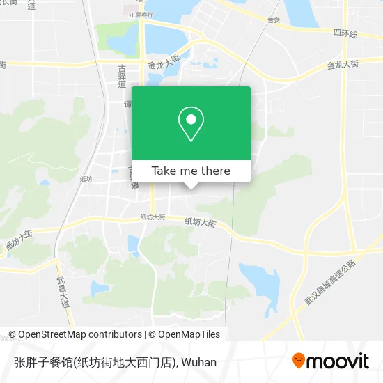 张胖子餐馆(纸坊街地大西门店) map