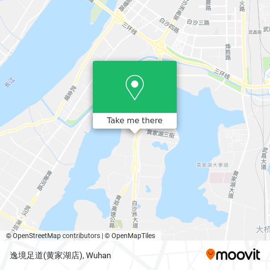 逸境足道(黄家湖店) map