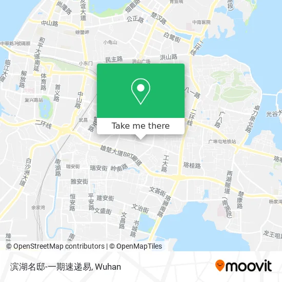滨湖名邸-一期速递易 map