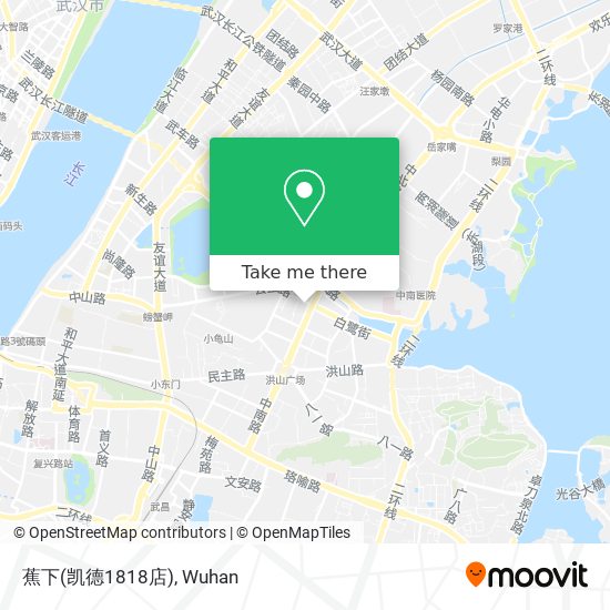 蕉下(凯德1818店) map