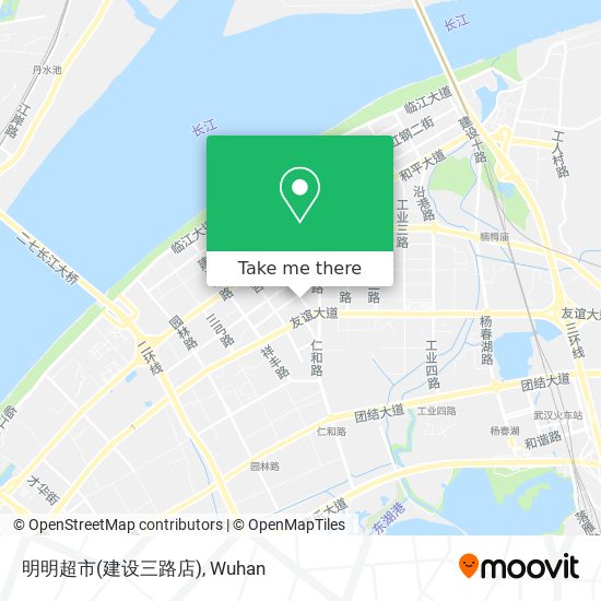 明明超市(建设三路店) map