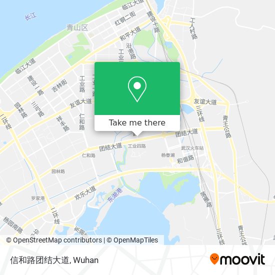 信和路团结大道 map